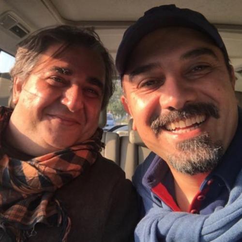 سلفی برزو ارجمند با کهنه رفیقش
