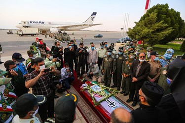 عکس/بازگشت پیکر شهید هاکوپیان بعد از ۳۲ سال