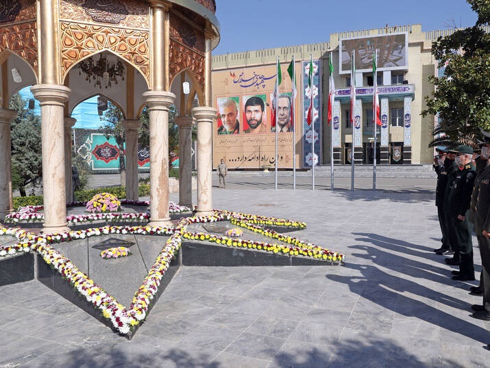 عکس/ مراسم دانش‌آموختگی در ارتباط تصویری با رهبر انقلاب