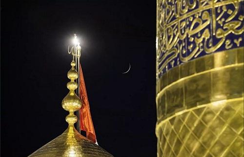 تعویض پرچم حرم امام حسین(ع)