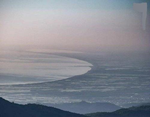  عکس/ دورنمایی زیبا از ساحل دریای خزر