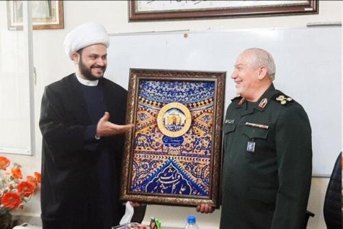  دیدار دبیرکل نُجَباء با سرلشکر رحیم صفوی