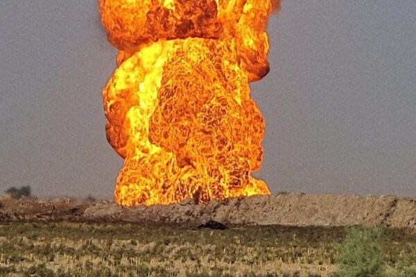 انفجار خط لوله گاز در جنوب عراق