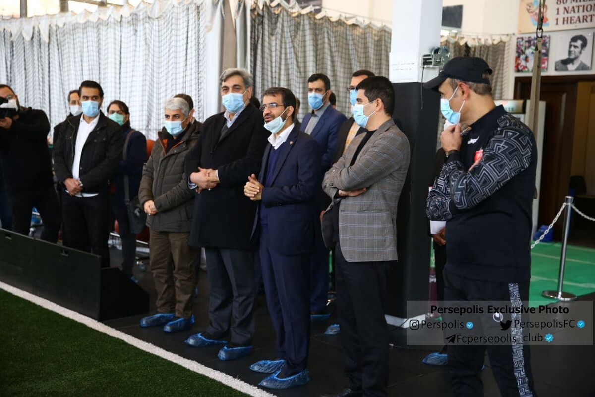 میهمان ویژه در تمرین پرسپولیسی ها