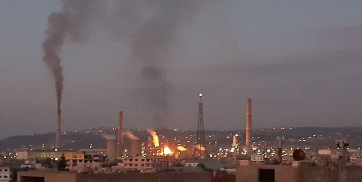 انفجار در پالایشگاه نفتی سوریه