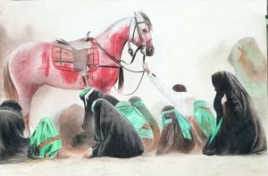 تصاویر زیبای نقاشی با هنرمندی خانم فاطمه کاظمی