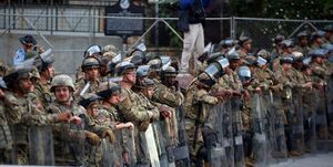  حفاظت از مراسم تحلیف بایدن