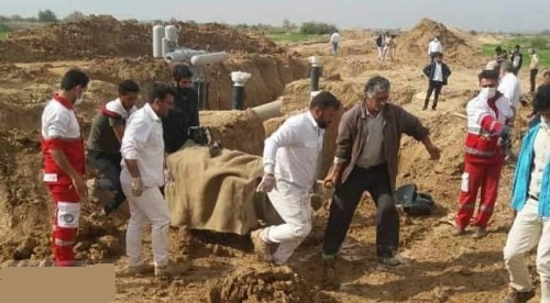 انفجارخط لوله گاز خوزستان 