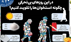 اینفوگرافیک/ چگونه استخوان‌ها را تقویت کنیم؟