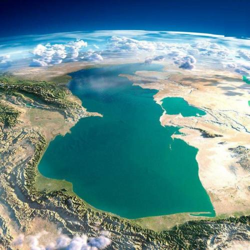  عکس/ دریای خزر از نمایی متفاوت