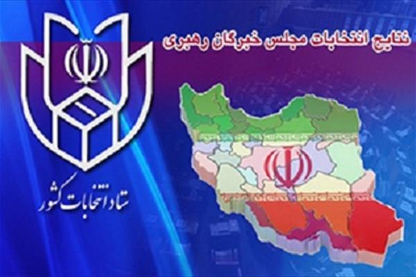 نتایج نهایی انتخابات خبرگان در برخی استان ها