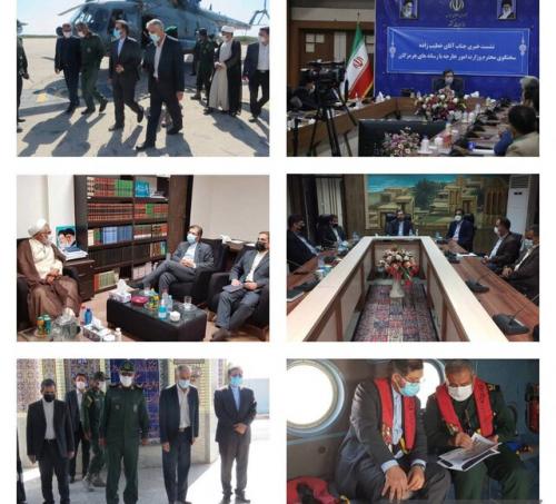  بازدید خطیب زاده از جزایر مرزی جمهوری اسلامی در خلیج فارس