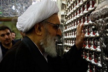  آیت‌الله واعظ طبسی کجا دفن شد؟ 