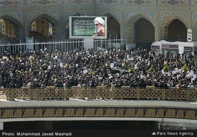 عکس/تشییع پیکر آیت‌الله واعظ طبسی