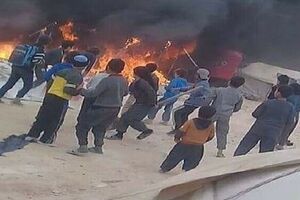  جان‌باختن حداقل ۷ نفر در آتش سوزی اردوگاه الهول در سوریه