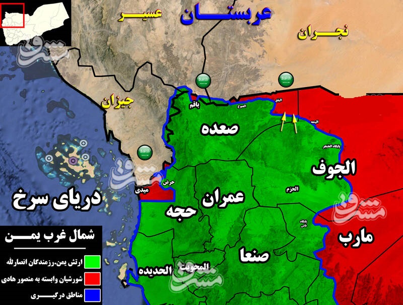  چرا سعودی‌ها از نزدیک شدن رزمندگان به شهر راهبردی «نجران» در هراس هستند؟ + نقشه میدانی و عکس