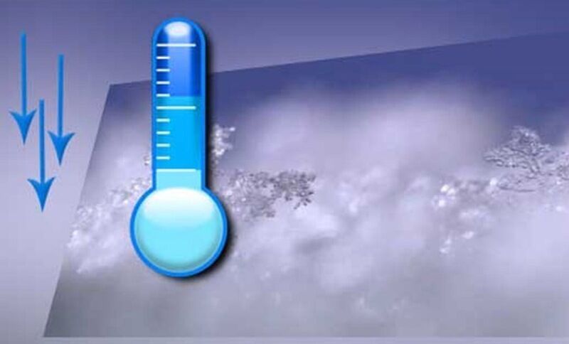 کاهش 8درجه ای دمای هوای تهران کاهش 8درجه ای دمای هوای تهران