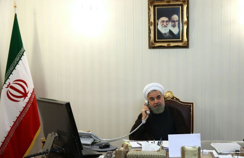 گفتگوی جانسون با روحانی 