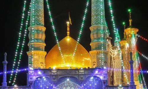 عکس/ حال و هوای حرم حضرت معصومه(س) در شب میلاد حضرت علی اکبر(ع)