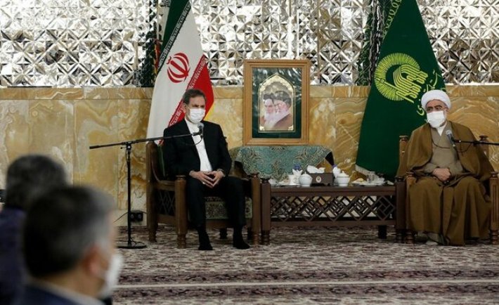 دیدار جهانگیری با تولیت آستان قدس