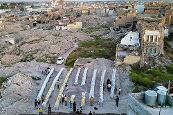 عکس/ سفره افطار در موصل عراق
