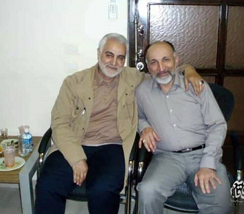 سردار حجازی و حاج قاسم در یک قاب