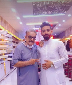 عکس/ حمید لولایی با دشداشه عربی