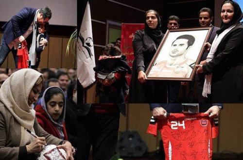 همسر کاپیتان فقید پرسپولیس از مردم تشکر کرد