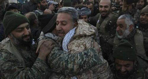 سردار حق‌بین پس از آزادسازی «نبل و الزهرا»