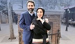 ژیلا صادقی در آغوش همسرش + عکس