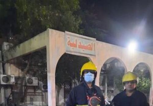  مهار آتش‌سوزی در بیمارستان «الکاظمیه» 