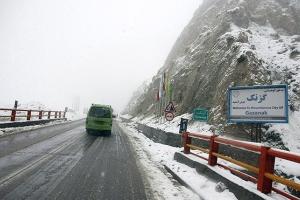 محور هراز دوباره مسدود شد 