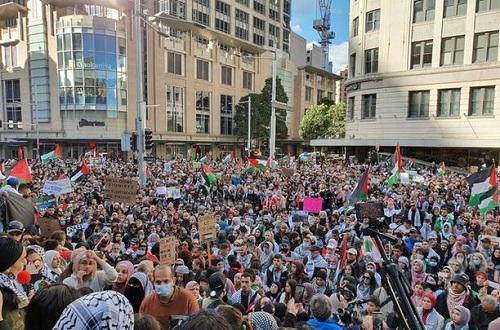  تجمع ۲۰ هزار نفری در حمایت از فلسطین در استرالیا