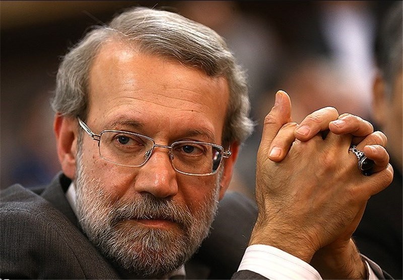 علی لاریجانی در لباس نظامی