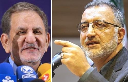 زاکانی خطاب به جهانگیری: انتخابات زنگ تئاتر نیست، زنگ حساب است/ چهار اتهام بزرگ معاون اول روحانی چیست؟/ بازخوانی وعده‌های جهانگیری در سال ۹۶