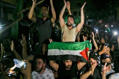 فیلم/ شادی ساکنان غزه از پیروزی مقاومت