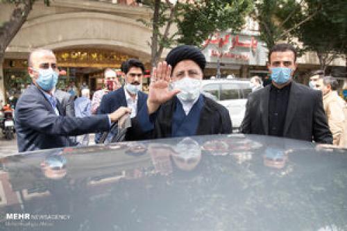 بازدید رئیسی از بیمارستان میلاد تهران 