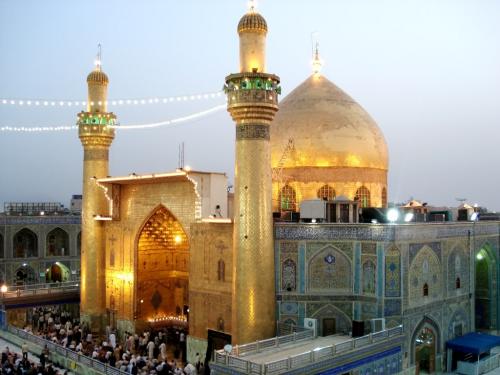  صحن حضرت زهرا (س) در نجف اشرف+عکس