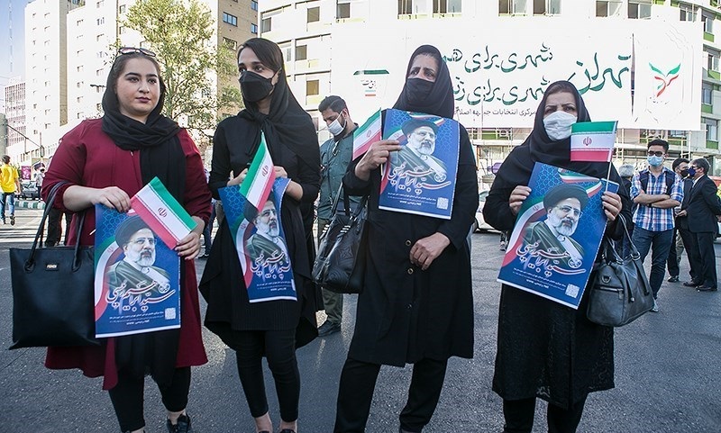 گردهمایی حامیان رئیسی 