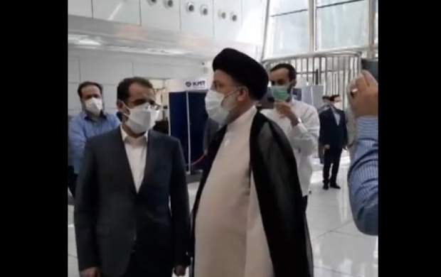 حضور رئیسی تالار بورس تهران حضور رئیسی تالار بورس تهران