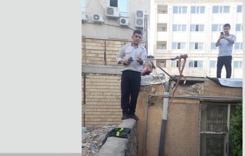زنده‌گیری مار سمی ۲ متری در زنجان