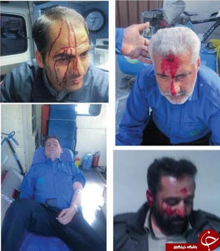 مصدومیت 14 پرسنل شهرداری در درگیری با اوباش