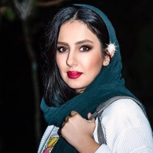 چشمان زیبای ستاره سینما در لباس کردی