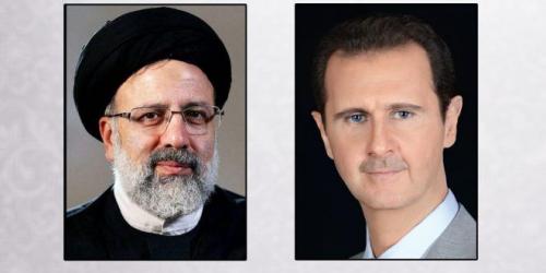  تأکید اسد و رئیسی بر تقویت همکاری‌های دوجانبه