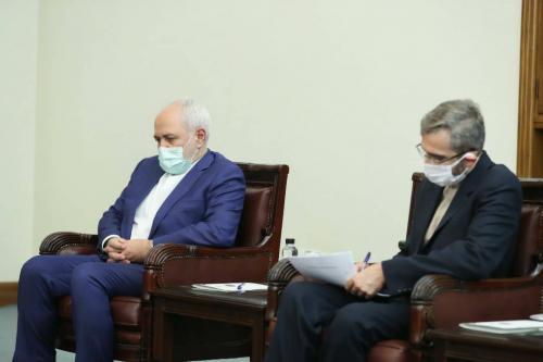 حضور علی باقری کنی و ظریف در دیدار رئیسی و وزیر خارجه هند/ عکس