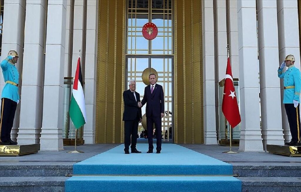  دیدار رییس تشکیلات خودگردان فلسطین با اردوغان