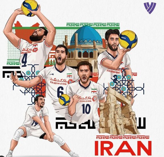 پادشاهان والیبال آسیا در توکیو + عکس