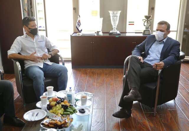  دیدار داور داربی ۹۶ با رییس فدراسیون فوتبال