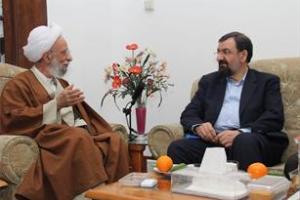 محسن رضایی با آیت‌الله مصباح یزدی دیدار کرد 