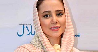 تیپ زیبا وجنجالی ستاره سینما 
